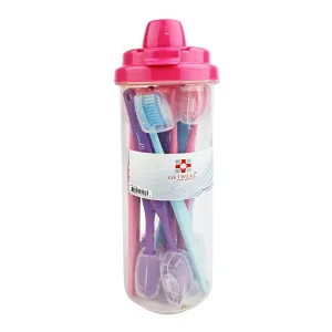 Getwell Soft Toothbrush – Gentle Oral Care, 12 Pieces with Jar